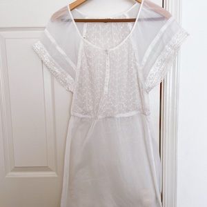 White Sheer Dress from American Eagle